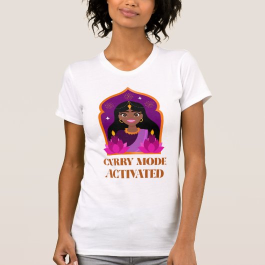 Curry Modus Geactiveerd Curry Liefhebber T-shirt (Voorkant)