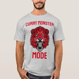 Curry Monster Mode Curry Liefhebber T-shirt