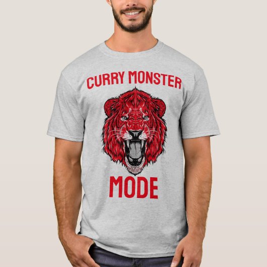 Curry Monster Mode Curry Liefhebber T-shirt (Voorkant)