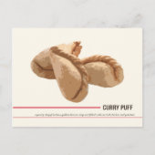 Curry Puff Briefkaart (Voorkant)