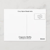 Curry Spice Moods India Briefkaart (Achterkant)