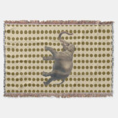 Curry Spice Moods Stippen met olifant Deken (Voorkant)