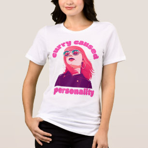 Curry veroorzaakte persoonlijkheid Curry liefhebbe Tri-Blend Shirt