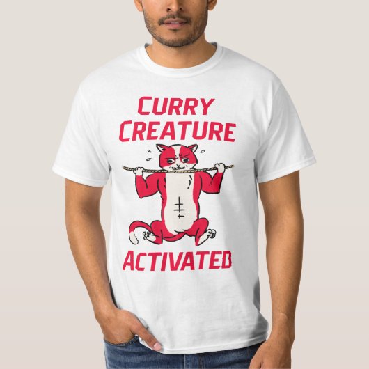 Curry Wezen Geactiveerd Curry Liefhebber T-shirt (Voorkant)