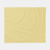 Curry Yellow Fleece Deken (Voorkant (Horizontaal))