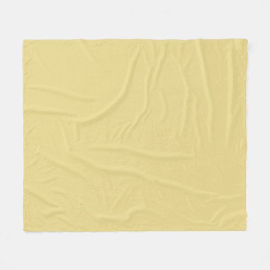 Curry Yellow Fleece Deken (Voorkant (Horizontaal))