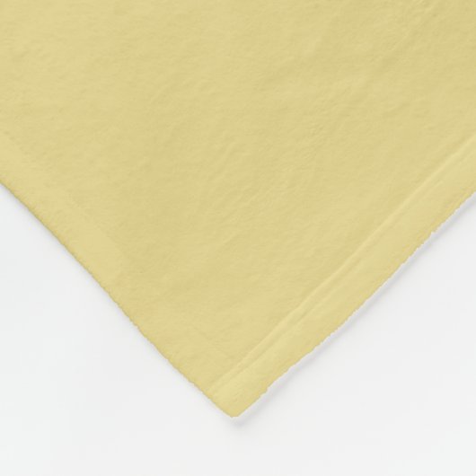 Curry Yellow Fleece Deken (Hoek)