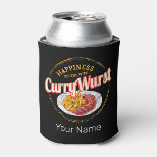 Currywurst Retro worst  frietjes Blikjeskoeler