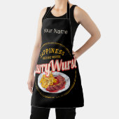 Currywurst Retro worst  frietjes Schort (Insitu)