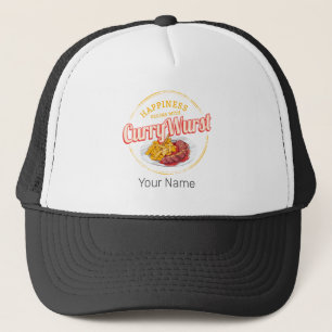 Currywurst Retro worst  frietjes Trucker Pet