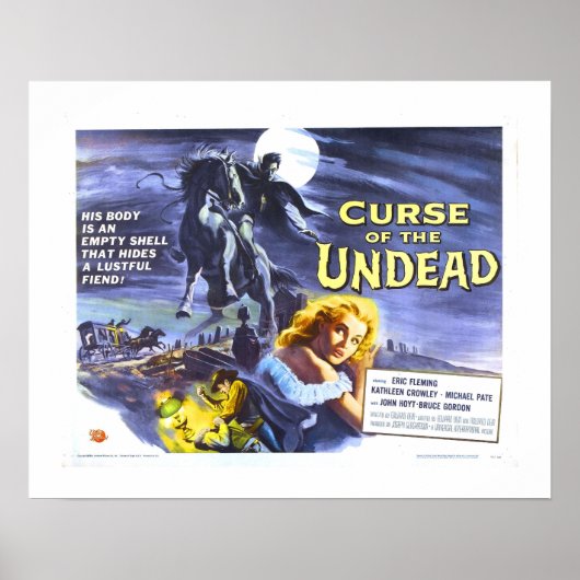 Curse van de niet-dode poster (Voorkant)