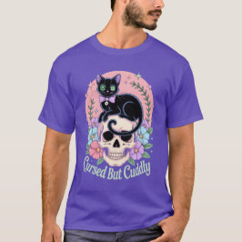 Cursed But Cuddly Kat Print T-shirt