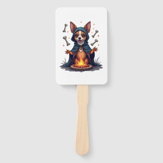Cursed Chihuahua Ritual Dog Handwaaier (Voorkant)