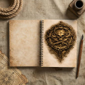 Cursed Coin Pirate – Aged Parchment Cover Notitieboek