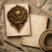 Cursed Coin Pirate – Aged Parchment Cover Notitieboek