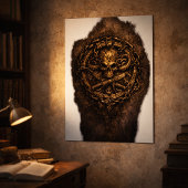 Cursed Coin Pirate Sigil Poster