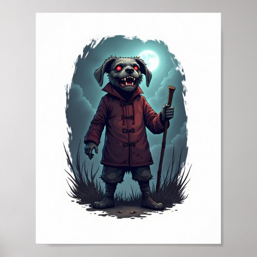 Cursed Collie Crawl Poster (Voorkant)