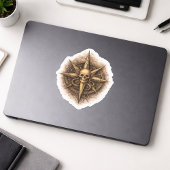 Cursed Compass Sigil Pirate Sticker