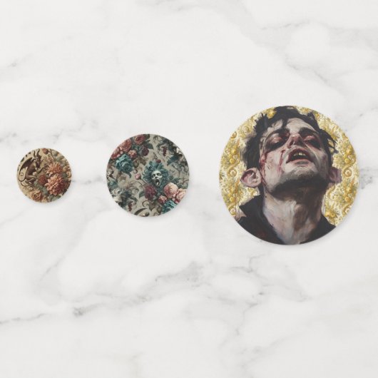 Cursed & Curated - Gotische kunst Confetti (Voorkanten)