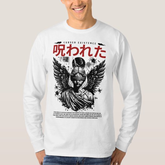 Cursed Existence-ontwerp T-shirt (Voorkant)