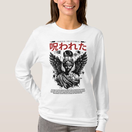 Cursed Existence-ontwerp T-shirt (Voorkant)