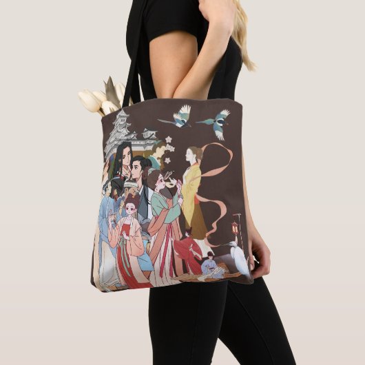 Cursed Quests Canvas tas - Draag je duistere avont (Dichtbij)