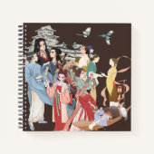 Cursed Quests Square Spiral Notitieboek (Voorkant)