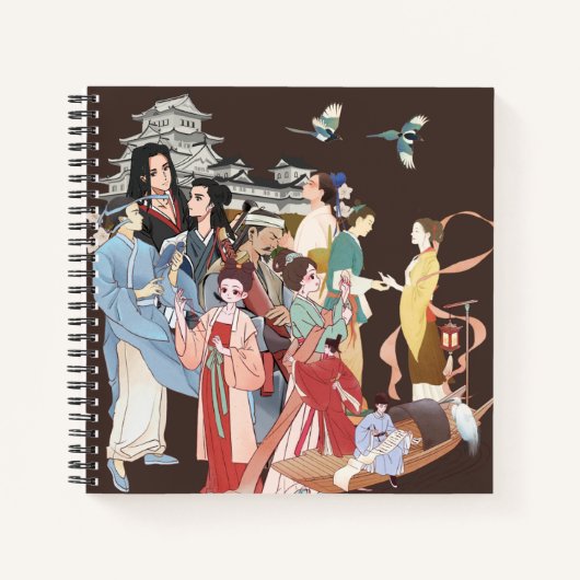 Cursed Quests Square Spiral Notitieboek (Voorkant)