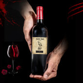 Cursed Raven: het ultieme Halloween-flesetiket Wijn Etiket