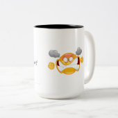 Cursen! Opnieuw opgevoed Tweekleurige Koffiemok (Voorkant rechts)