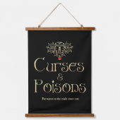 Curses en posities hangend wandkleed (Voorkant)