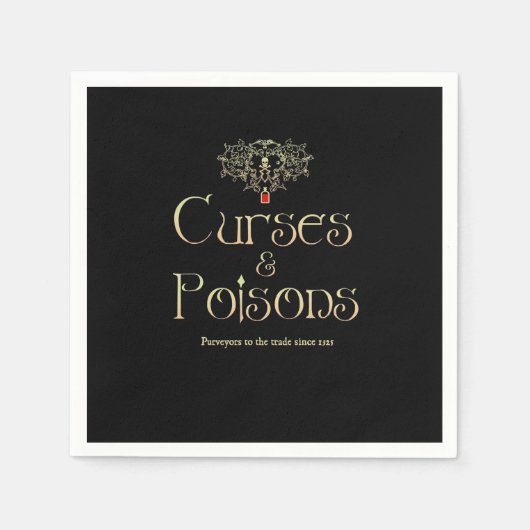 Curses en posities servet (Voorkant)