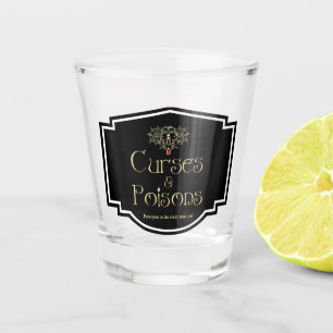 Curses en posities shot glas