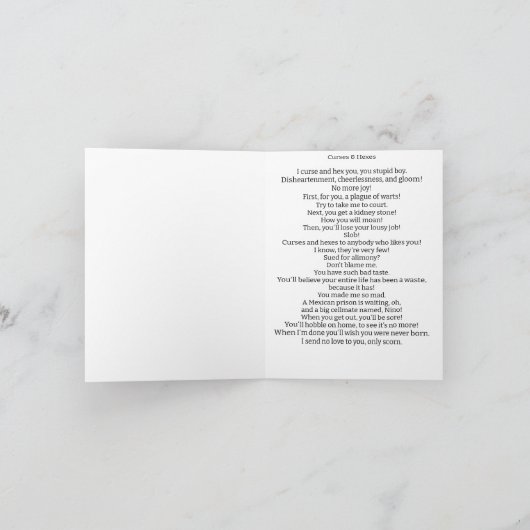 Curses & Kaart (Binnen)