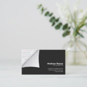 Curset hoek met programmacode - C++ Visitekaartje (Staand voorkant)