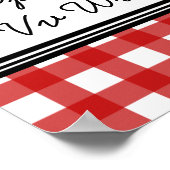 Cursief alfabet Poster (Hoek)