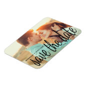 Cursief beeld sparen de Foto Magnet van het Wedden Magneet (Linkerzijde)