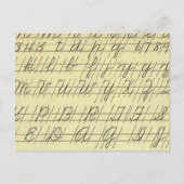 Cursief Briefkaart (Voorkant)