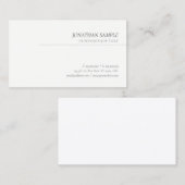 Cursief cursief cursief cursief, modern, eenvoudig visitekaartje (Voorkant / Achterkant)