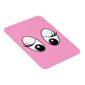 Cursief Eyes Custom Colors Magnet Magneet (Rechterzijde)