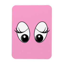 Cursief Eyes Custom Colors Magnet Magneet
