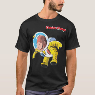 Cursief George Happy Astronaut Portret T-shirt