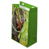 Cursief geschenk klein cadeauzakje (Achterkant Gekanteld)