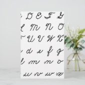 cursief handschrift briefpapier (Staand voorkant)