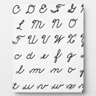 cursief handschrift fotoplaat