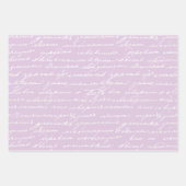 Cursief Handschrift Schrijver Auteur Boek Lover Sw Inpakpapier Vel (Voorkant)