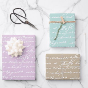 Cursief Handschrift Schrijver Auteur Boek Lover Sw Inpakpapier Vel