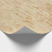 Cursief Manuscript en Filigree op Tan Cadeaupapier (Hoek)