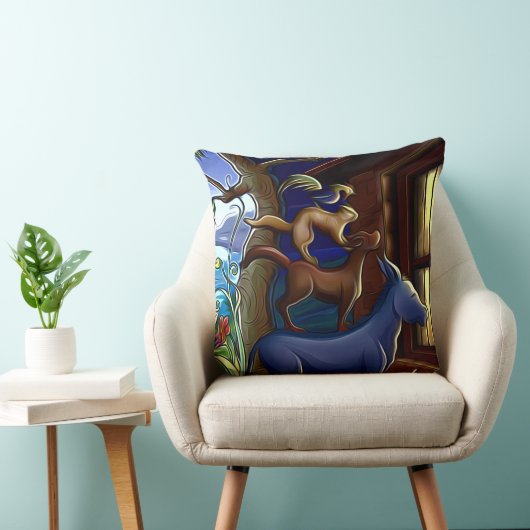 Cursief proefdier kussen (Stoel)