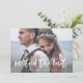 Cursief Schrift | Aankondiging van twee foto's voo (Staand voorkant)